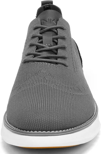 Vista 3 de Men's Casual Dress Oxfords Shoes Breathable Knit Leisure Fashion Sneakers Lightweight Comfortable Walking Shoes
