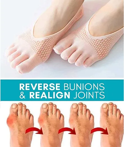 Vista 8 de 5 pares de calcetines de compresión Ortho, calcetines de yoga para mujer que no se ven