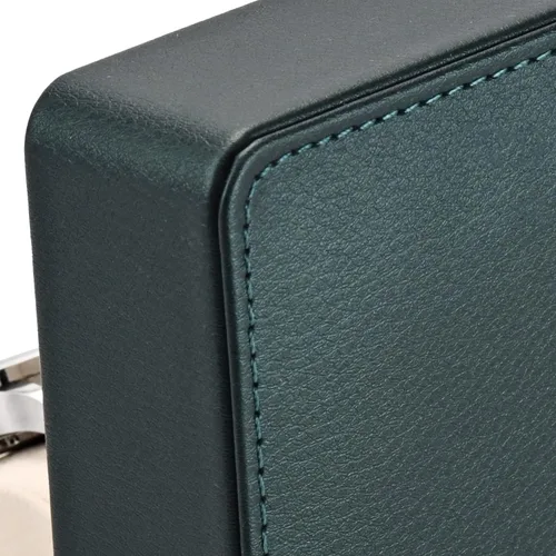 Vista 11 de Caja de regalo de reloj de cuero PU negro Premium Caja de almacenamiento de reloj individual con caja de reloj de pulsera de almohada extraíble