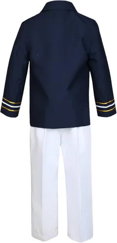 Vista 5 de unotux traje marinero Capitán para Boy trajes de Nueva Born to 7años de edad