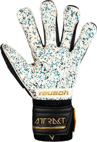 Vista 5 de Reusch Attrakt Freegel Fusion Ortho-Tec - Guantes de portero unisex con soporte para los dedos, flexibles, transpirables, agarre duradero, sistema