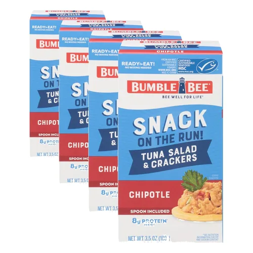 Vista 30 de Ensalada de atún Bumble Bee con galletas saladas - Sin grasa - 3.5 oz (Paquete de 3)