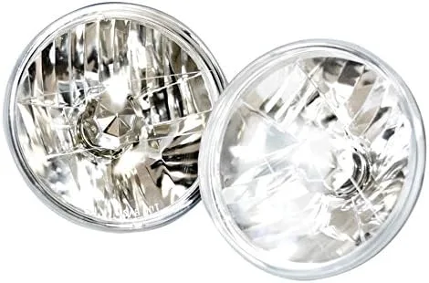 Vista 4 de AVEC 150001 Crystal Series Clear/Chrome Sealed Beam Luz de conversión de faros delanteros (4 x 6 pulgadas)