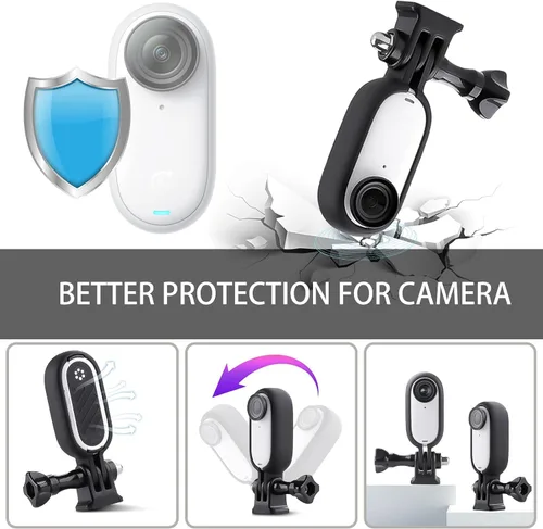 Vista 7 de Soporte de montaje para marco Insta360 GO 3 / GO 3S, funda protectora para montaje en jaula Accesorios