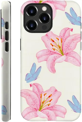 Vista 11 de Compatible con iPhone 13, Funda para teléfono duradera y a prueba de golpes con diseño de estantería de otoño - Calabaza de otoño Otoño Otoño
