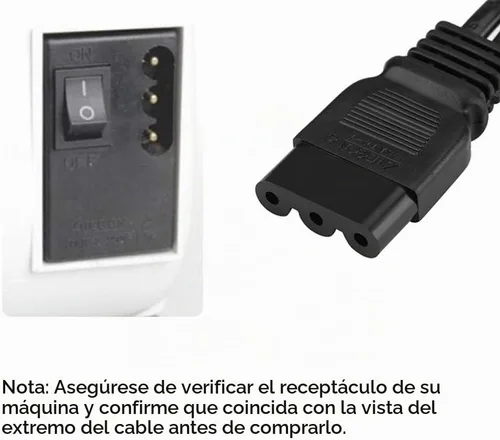 Vista 8 de Pedal de control de pie, pedal de control de pie universal para máquina de coser para el hogar con cable de alimentación de repuesto para JANOME2049