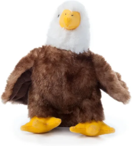 Vista 2 de The Petting Zoo - Peluche de águila calva, juguete de peluche, regalos para niños, colección Wild Onez Babiez Animales del Zoológico, juguete
