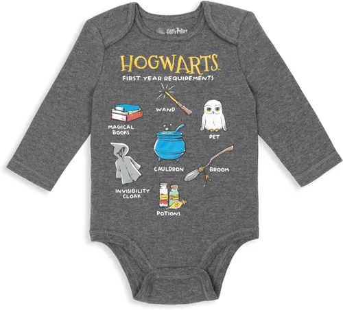 Vista 5 de Harry Potter Paquete de 5 mamelucos de manga larga Hogwarts