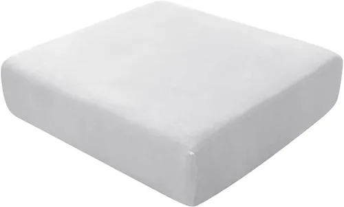 Vista 11 de Fundas de cojín de terciopelo, funda de cojín elástica para sofá, fundas de cojín individuales para silla, sofá biplaza, protector de muebles, Beige