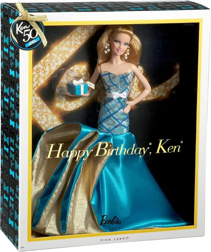 Vista 2 de Barbie Coleccionista Feliz Cumpleaños Ken Glamour Barbie Doll