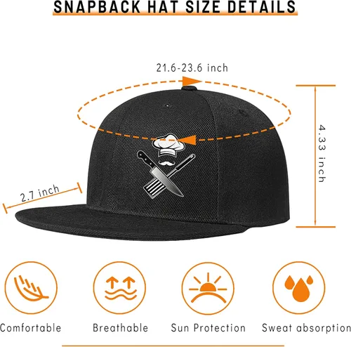 Vista 2 de Sombrero de patineta Snapback para hombre, sombreros de visera plana para niño, gorra de béisbol ajustable para adolescentes, deportes de hip hop