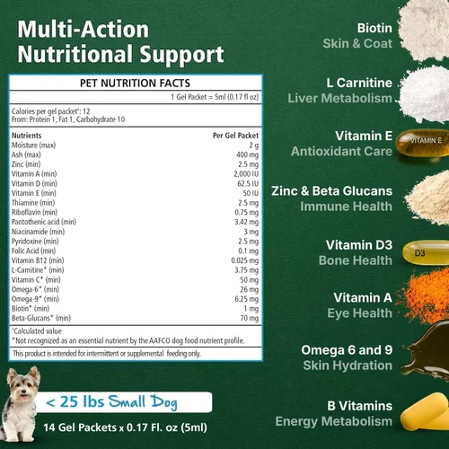 Vista 4 de Mervue Multivitamínico + Apoyo Inmunológico para Perros