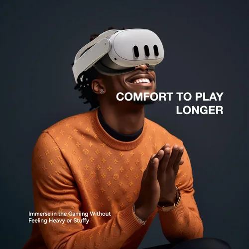 Vista 9 de APEXINNO VR Silicone Face Pad Cover and Replaceable Breathable Face Cover for Meta Quest 3 Accessories