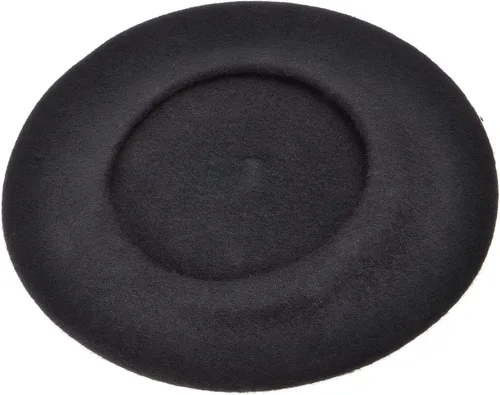 Vista 6 de ZLYC - Boina francesa de lana unicolor para mujeres y niñas