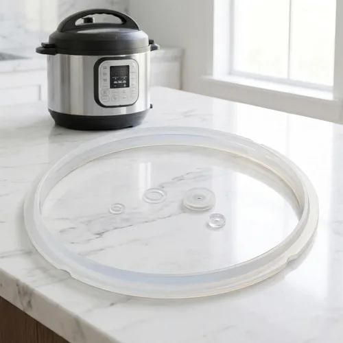 Vista 5 de Junta universal de silicona para ollas a presión eléctricas de 4L/10QT – Anillo de sellado de tapa resistente a altas temperaturas