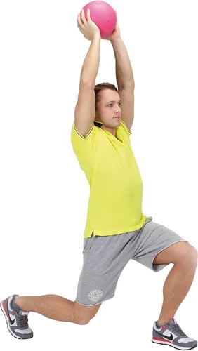 Vista 3 de Gymnic Heavy MED 4 - Pelota de ejercicio recreativo de vinilo magenta