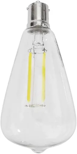 Vista 7 de Dream lighting Bombilla LED Edison de 3 W, 150 lúmenes, blanco neutro 3500 K, luces LED vintage de repuesto para comedor, paquete de 2