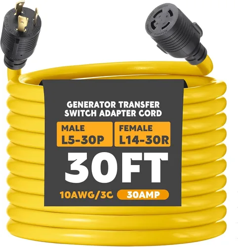 Vista 31 de Kanayu Cable adaptador de interruptor de transferencia de generador NEMA TT