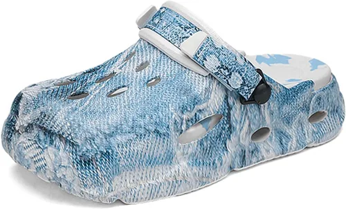 Vista 8 de Zapatos de jardín para hombre y mujer, sandalias antideslizantes y transpirables de verano, zapatos de playa de secado rápido, zapatos casuales