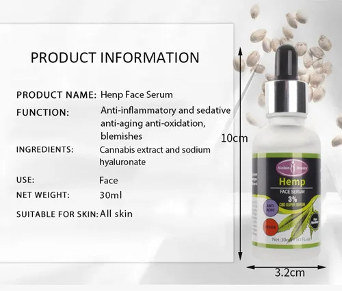 Vista 3 de AICHUN BEAUTY Suero facial calma hidratante Anti-acné reparación Cuidado de la piel facial 1.0 fl oz