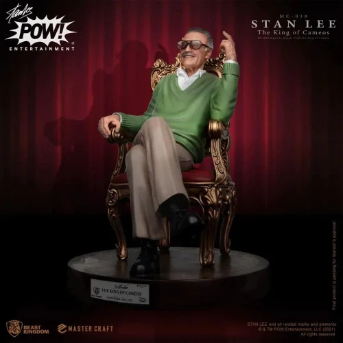 Vista 2 de Beast Kingdom Stan Lee: El Rey de Cameos MC-030 Master Craft Estatua, Multicolor