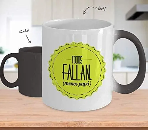Vista 2 de Regalo para Papa Taza de Cafe Padre Vaso, taza café divertidas, tazas personalizadas, taza de café inspiradoras, taza con mensajes positivos.