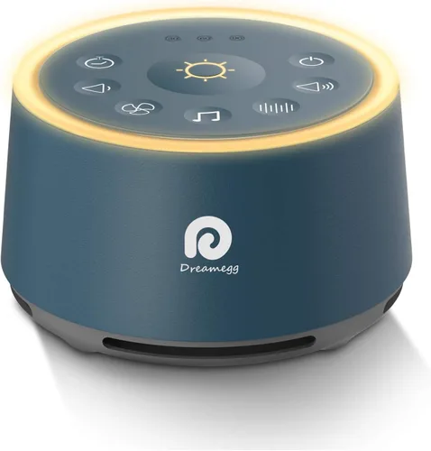 Vista 9 de Dreamegg D1 Máquina de Sonido para Bebé - Máquina de Ruido Blanco para Bebé con Luz Nocturna, 24 Sonidos de Alta Fidelidad, Temporizador y Función