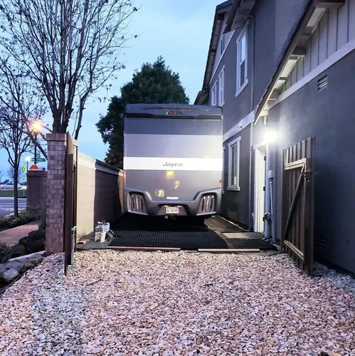 Vista 6 de Standartpark Adoquines permeables Vodaland EasyPave, rejilla de entrada de césped y grava, clase de carga A-D, adoquines de plástico PPE 100%