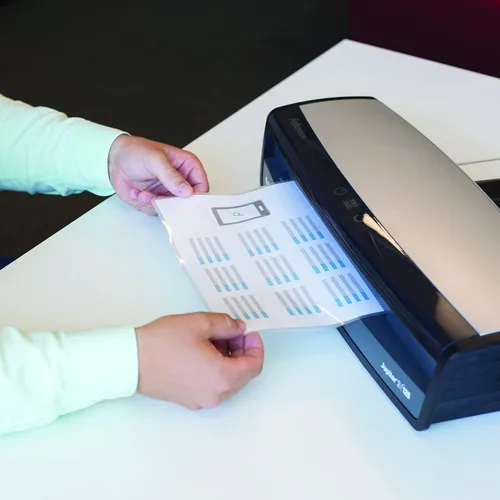 Vista 4 de Fellowes Enhance A4 - Bolsas de laminación superrápidas brillantes (80 micrones, 100 unidades)