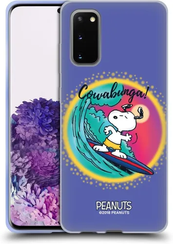 Vista 359 de Head Case Designs Officially Licensed Peanuts Beach Surf Snoopy Boardwalk Airbrush Gel Case [Military Grade Protection] Compatible with Google Pixel