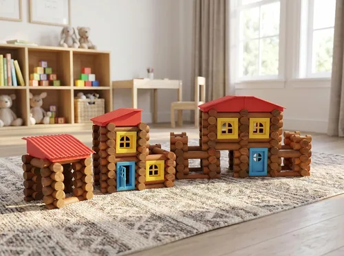 Vista 2 de Tumble Tree Timbers' Caja de plástico (270 piezas)