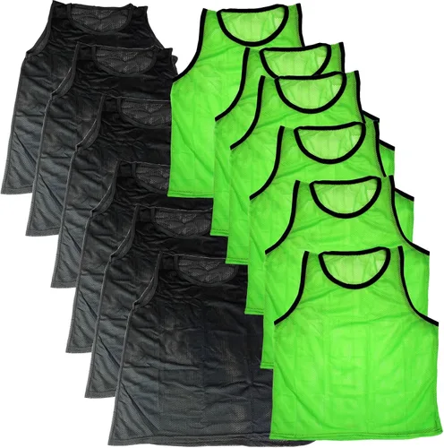 Vista 36 de BlueDot Trading Adult & Youth Scrimmage Training Vests for Soccer, Basketball & More – Available in 1, 6, 12, 24 Packs Naranja
