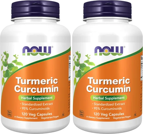 Vista 10 de NOW Foods Suplementos, curcumina de cúrcuma, derivada del extracto de raíz de cúrcuma, 95% curcuminoides, suplemento herbario, 60 cápsulas vegetales