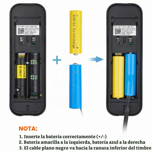 Vista 3 de Adaptador de corriente para Blink Video Doorbell de 1ª generación (repuesto de batería), no para timbre de batería Blink 2K+, timbre de video Blink