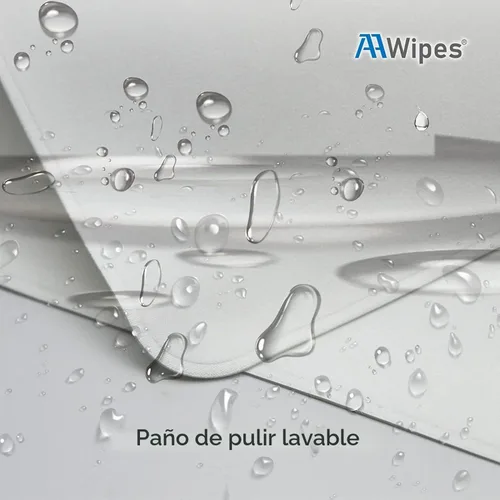 Vista 6 de AAwipes Paños de pulido (6.3 x 6.3 pulgadas, gris superfino) compatibles con Apple iPhone, iPad, MacBook, iWatch, paños de limpieza de microfibra