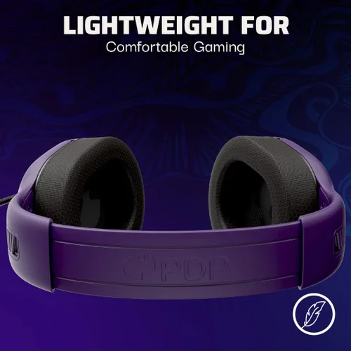 Vista 3 de PDP AIRLITE Pro Wireless Headset with Mic for Xbox Series XS, Xbox One, Windows 1011 - Purple Fade (Only at Tienda)