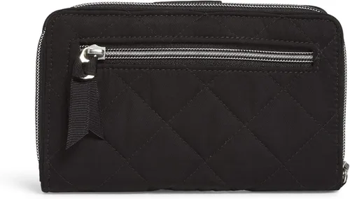 Vista 2 de Vera Bradley Cartera de sarga RFID Turnlock para mujer