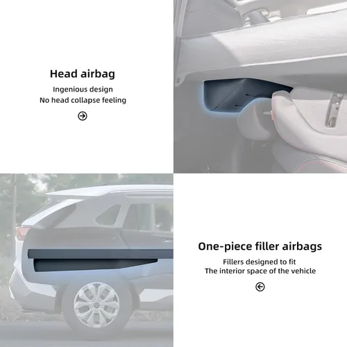 Vista 3 de Havnby FlatCore - Colchón híbrido de espuma para asiento trasero SUV