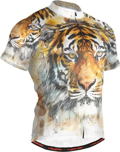 Vista 24 de Camiseta de ciclismo de manga corta para hombre Multi-Color 1