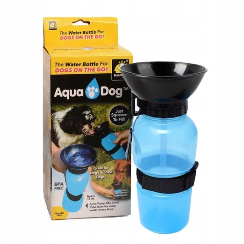 Vista 2 de Bebedero De Botella Aqua Botilito Termo Portatil Dog Para Mascotas