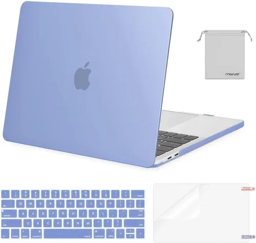 Vista 31 de MOSISO - Carcasa rígida de plástico, cubierta de teclado, protector de pantalla y bolsa de almacenamiento para MacBook Pro 13 pulgadas/33 cm