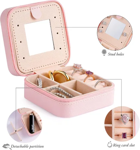 Vista 2 de Regalos de agradecimiento a profesores para mujeres, joyero de viaje para mujeres, regalos de profesores, regalos de viaje para profesores, caja