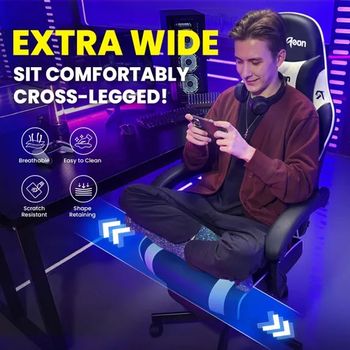 Vista 8 de Silla ergonómica de PC para adultos, soporte de 7 puntos