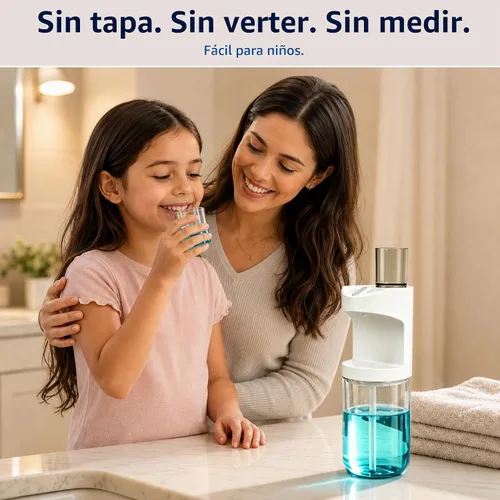 Vista 4 de ZOFGENOW Dispensador automático de enjuague bucal, sin contacto, 3 niveles