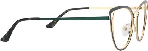 Vista 4 de Zeelool Ojo de gato de metal para mujer, bloqueo de luz azul, 100% protección UV400, Eras ZM0957