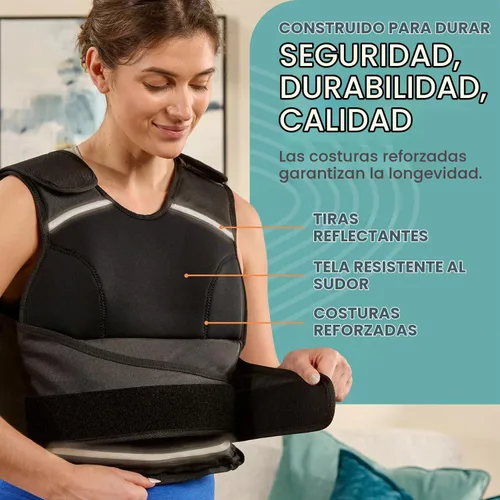Vista 4 de Lifepro FlexVest Adjustable Weighted Vest for running