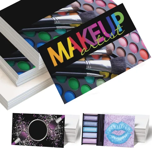 Vista 7 de 100 tarjetas de visita personalizadas de impresión de doble cara, personaliza con tu logotipo, tarjetas personalizadas de 3.5 x 2 pulgadas