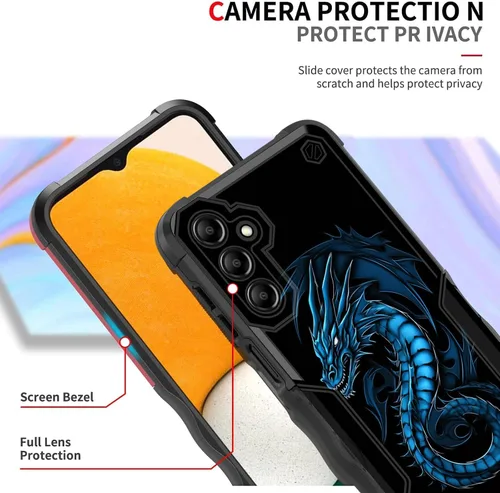 Vista 776 de Funda para Galaxy A14 5G, [Doble Capa][Protección contra Caídas de Grado Militar de 10 Pies] [Antideslizante] Funda Resistente a Prueba de Golpes