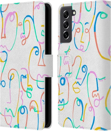 Vista 69 de Head Case Designs Officially Licensed Ninola Brushstrokes Multi Colorful Leather Wallet Case Compatible with Samsung Galaxy A07 4G