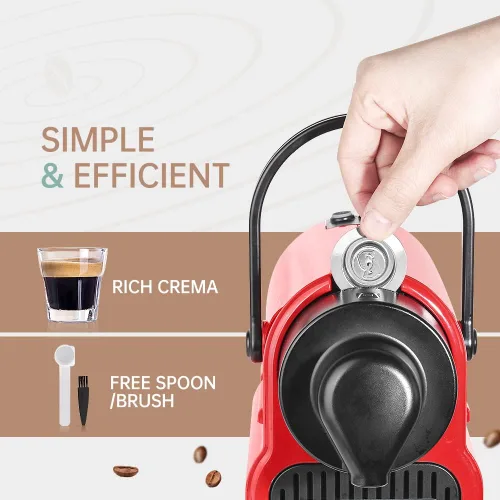 Vista 6 de Cápsulas de café espresso recargables de acero inoxidable, cápsulas de café reutilizables compatibles con Ne-spresso Original Line Brewers New